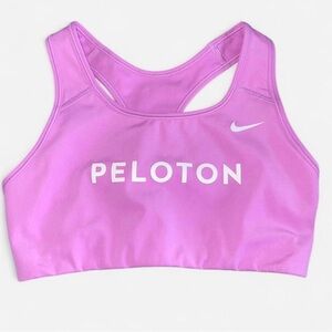 Nike Peloton Dri-FIT Purple/Pink Sports Bra